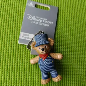 상하이 디즈니 한정판 더피 키링 스트라이프 해외 디즈니