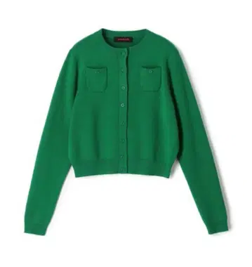 CABan 코튼 캐시미어 크루넥 가디건 포레스트 그린