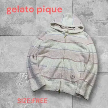 e1574 gelato pique 후드 부착 룸웨어 사이즈 FREE