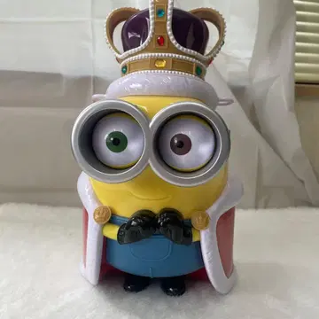 미니언 왕관 수납 박스 약 15cm