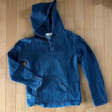 45rpm 여성용 후드티 인디고