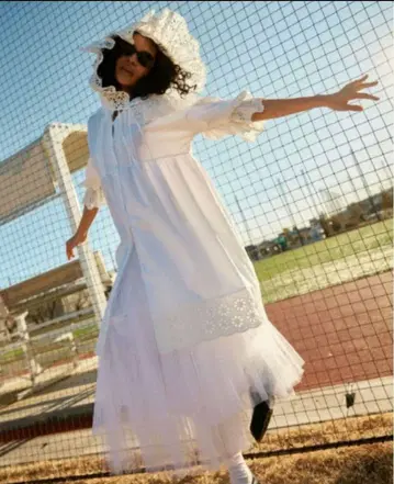 poppy Hoodie flower cotton lace one