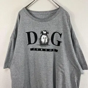 USA 구제 의류 강아지 애니멀 동물 패턴 T셔츠