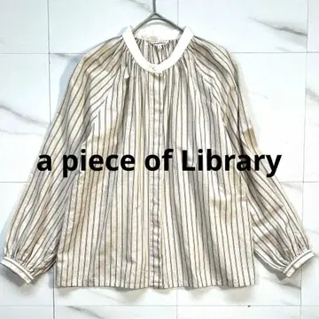 새상품급 아 피스 오브 라이브러리 정가 1.6만 메종 클레릭 블라우스