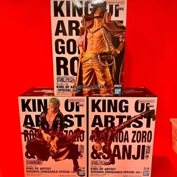 원피스 KING OF ARTIST 조로&상디&로저 3체 세트
