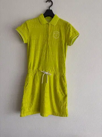 캘러웨이 폴로 원피스 S 라임 그린