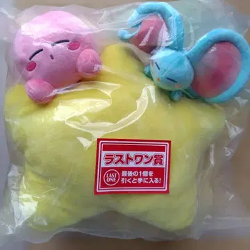 커비 별 모양 봉제 인형 라스트 원상