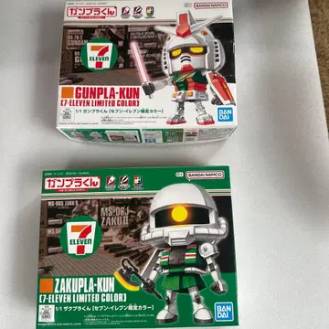 GUNPLA-KUN & ZAKUPLA-KUN 세트 7-ELEVEN 한정판