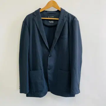 [ GLOBAL WORK ] 스트라이프 자켓 네이비 계열 L 사이즈