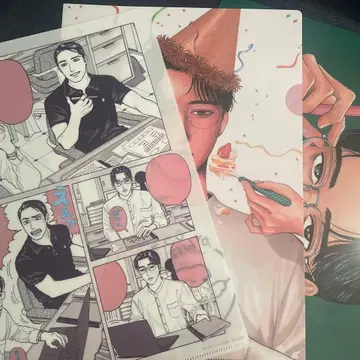 와야마 야마 여자의 정원 별 A4 클리어 파일