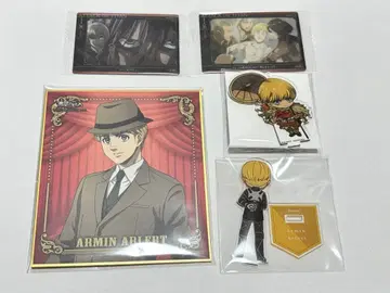 아르민 진격의 거인 아크릴 스탠드 가부키 콜라보 색지 오케스트라