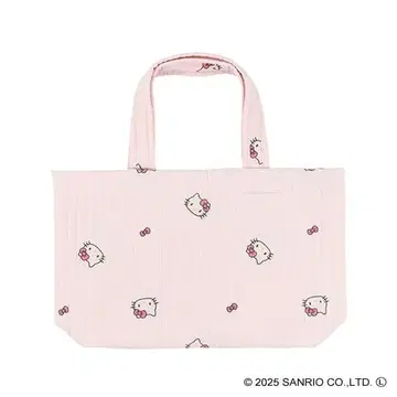 새상품 산리오 키티 이불 토트백 누비백 니시마츠야 핑크 M