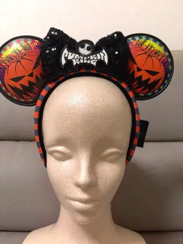 해외 디즈니 한정 나이트메어 비포 크리스마스 잭 호박 머리띠
