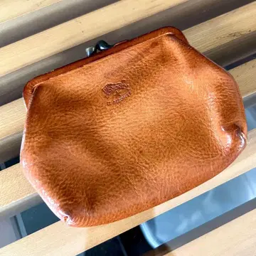 IL BISONTE 일비종떼 가마구치 지갑 가죽 컴팩트 지갑