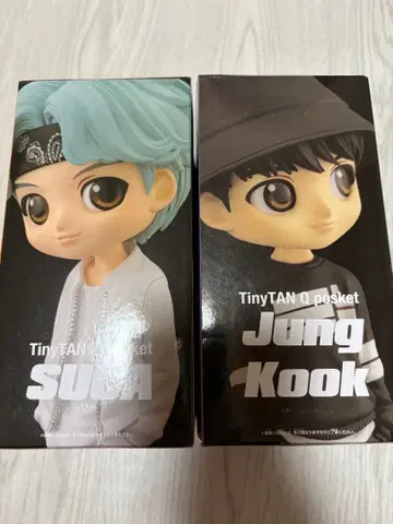 TinyTAN Q posket SUGA & Jung Kook 피규어
