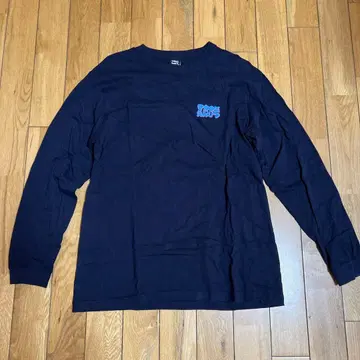 마카로니 연필 긴팔 T셔츠 L 네이비