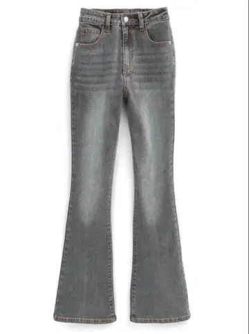 GRL 세미 플레어 데님 팬츠[cu508] 그레이