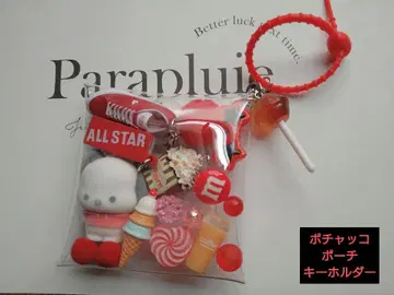 가챠 파우치 포차코 빨간색 계열 파우치