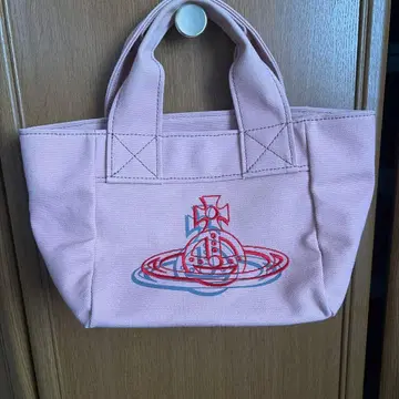 비비안 웨스트우드 핑크 토트백