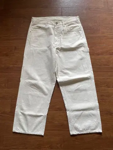 WORKERS 워커즈 CATDAY 페인터 팬츠 화이트