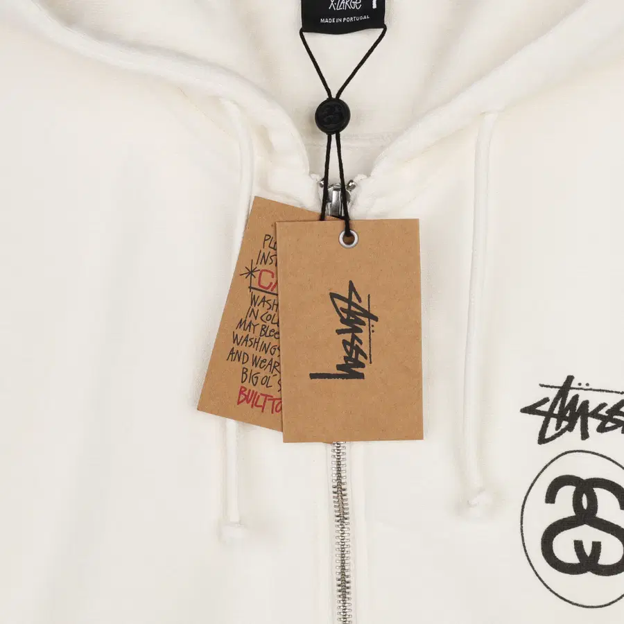 [XL] Stüssy Stock Link 连帽衫 活性染色 天然色