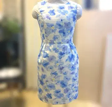 Debut de Fiore 36 일본제 드레스 원피스 꽃무늬 블루