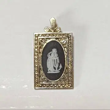 웨지우드 빈티지 레어 펜던트 은제 금제 재스퍼