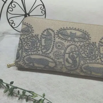 미나 페르호넨 신상 jungle relief 핸드메이드 장지갑