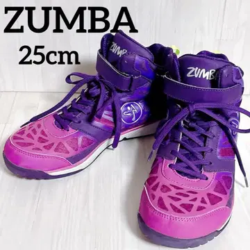 [ ZUMBA ] 줌바 댄스 신발 하이컷 운동 보라색 25cm