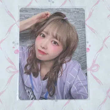 FRUITS ZIPPER 나카가와 루나 최애 어필 유니폼 트레이딩 카드