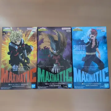 나의 히어로 아카데미아 MAXIMATIC 피규어 3체 세트