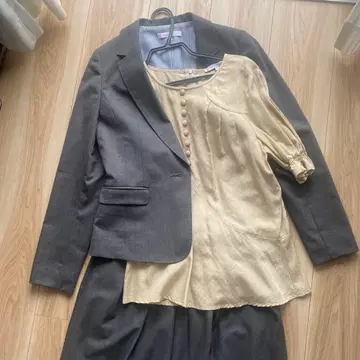 그레이 스커트 셋업 폴앤조 시스터