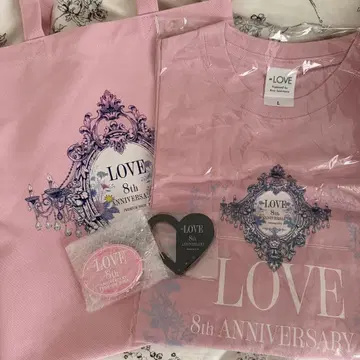 =LOVE 이코러브 8주년 투어 프리 티켓 굿즈 핑크