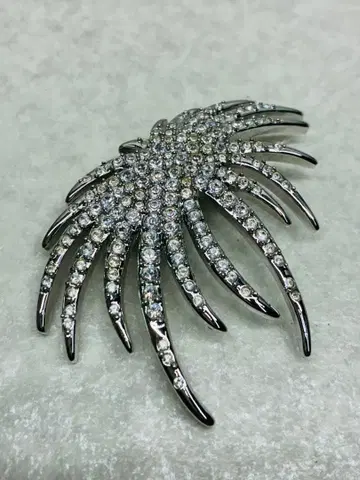 Z04) 새상품급 Swarovski 스와로브스키 브로치 크리스탈 불꽃놀이