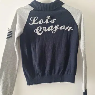 [레어템] Lois Crayon 네이비 그레이 가디건