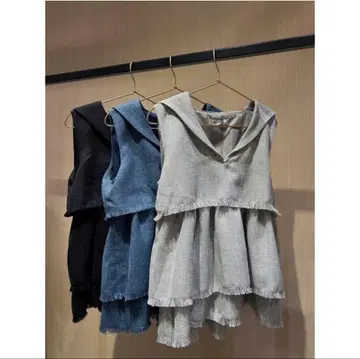 [ 새상품급 ] HIAND Tweed sailor Tops