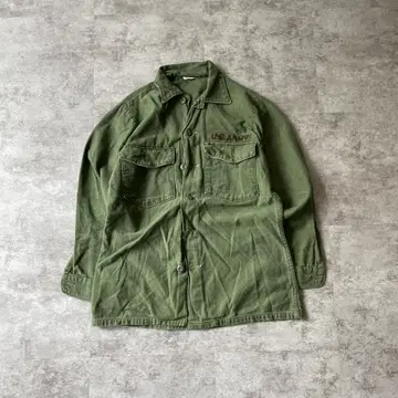 60s 실물 OG-107 코튼 새틴 유틸리티 셔츠