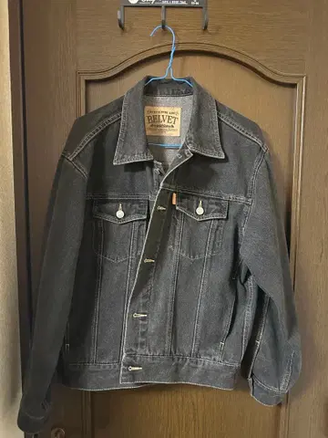 BELVET 벨벳 다크 그레이 데님 자켓