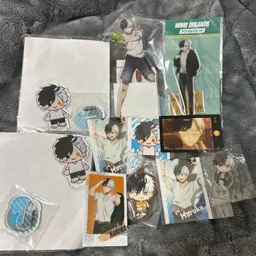 윈브레 사쿠라 하루카 묶음 판매 1 아크릴 스탠드 캔뱃지 복권