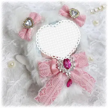 인형 옷 10cm~11cm 핑크 곰돌이 귀