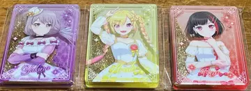 뱅드림 아크릴 블록 유키나 아라레 란 3세트