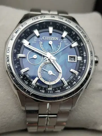 레어 한정판 모델 시티즌 아테사 전파 솔라 경량 티타늄 H820