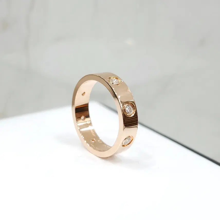 까르띠에 다이아 8P 러브밴드 링 스몰 4mm 47호 사진 3
