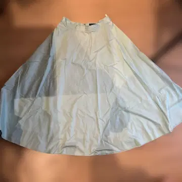 INDIVI 스카이블루 플레어 스커트 일본제