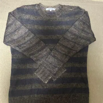 ABAHOUSE 스트라이프 모헤어 스웨터 사이즈 3