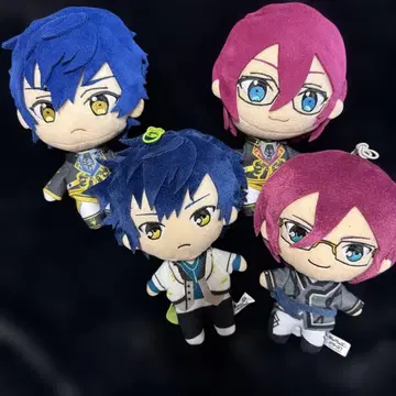 사자나미 쥰 사에구사 이바라 봉제 인형 4체 세트