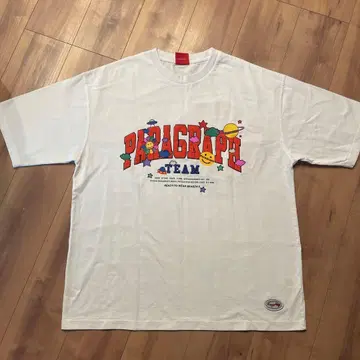 Paragraph 패러그래프 로고 T셔츠 오버 사이즈 사이즈 FREE