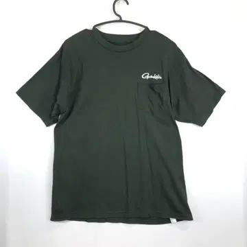 GAMAKATSU 반팔 포켓 T셔츠 코튼 그린 계열 프리 사이즈