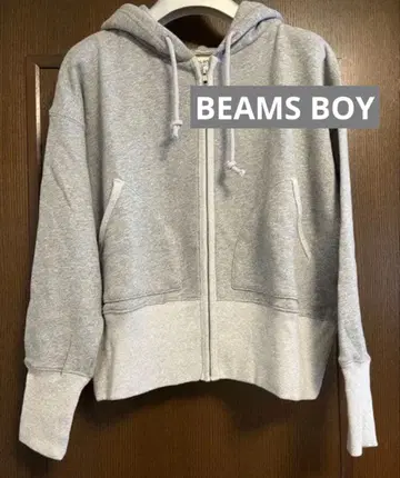 BEAMS BOY 후드티 지퍼 후디