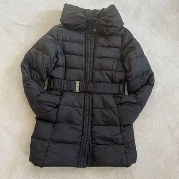 자유구 다운 코트 볼륨 칼라 벨트 포함 다운 자켓 38